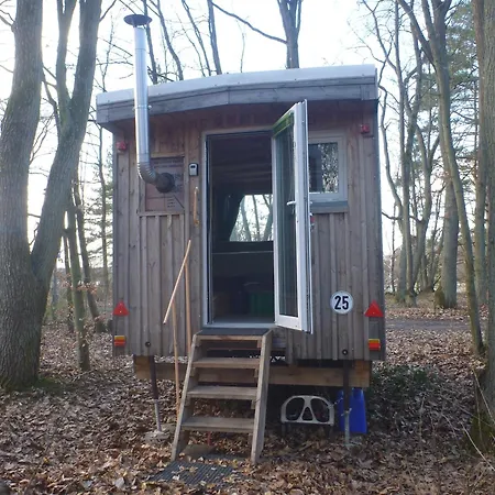 Bauwagen Schorfheide Supergut Isoliert Ganzjaehrig Nutzbar Apartmán