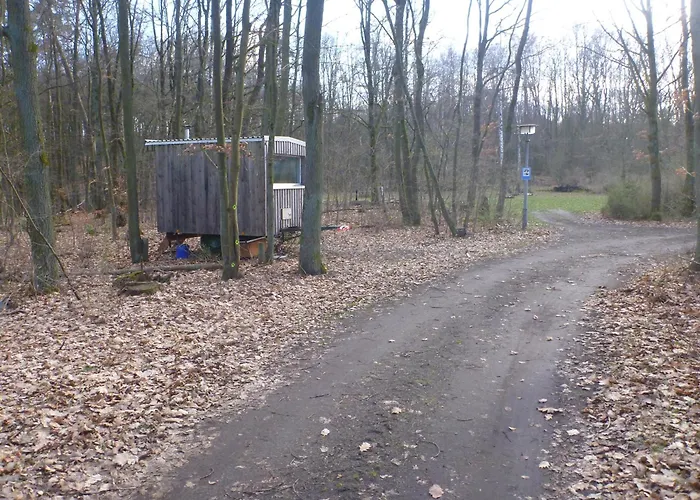 Bauwagen Schorfheide Supergut Isoliert Ganzjaehrig Nutzbar Apartamento Joachimsthal